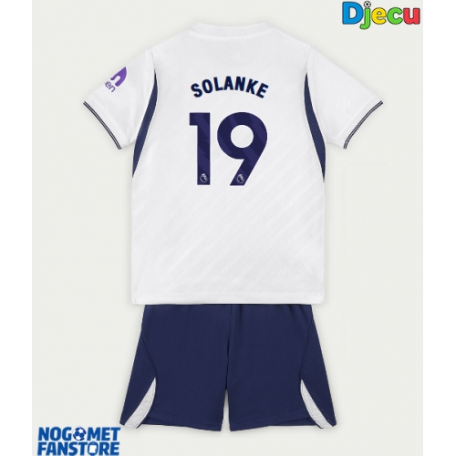 Tottenham Hotspur Dominic Solanke #19 Domaci Dres za djecu 2026-27 Kratak Rukav (+ Kratke hlače)